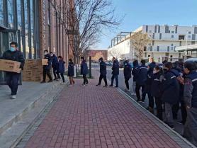 抗擊疫情，疫情同心，疫情不異心，冬季不凍情